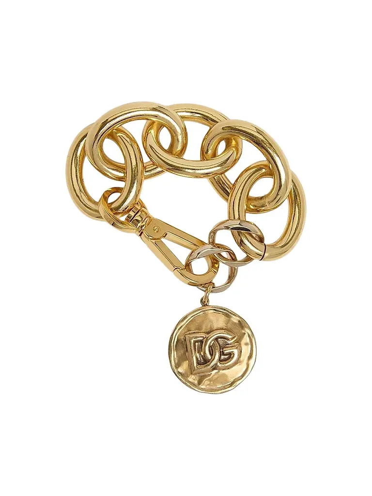 Dolce & Gabbana Women's Sartoriale Goldtone Monogram Charm Bracelet