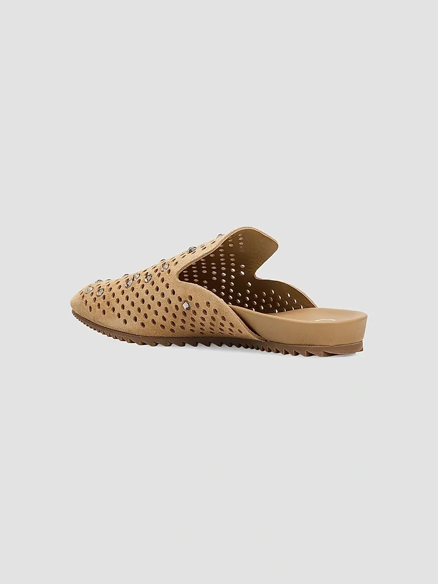 PEDRO GARCIA Women's Braidy Perforated Suede Mules | Thumbnail 4 PEDRO GARCIA Women's Braidy Perforated Suede Mules | Thumbnail 4