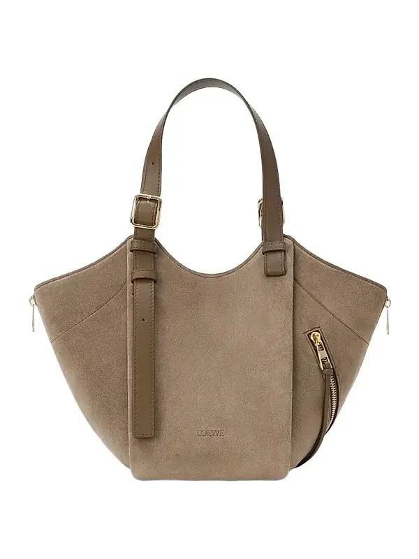Loewe Women's Hammock Flip Suede Tote Bag