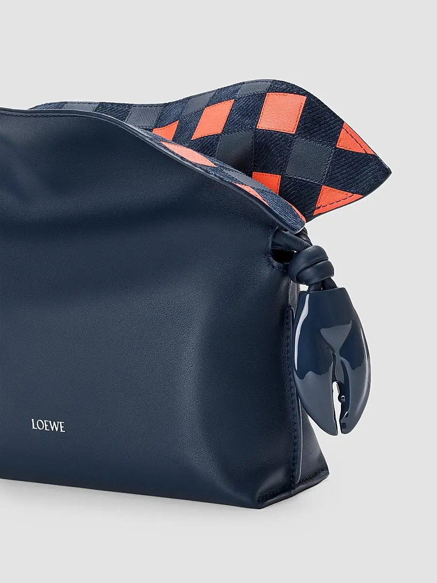 Loewe Women's x Cosima Von Bonin Flamenco Mini Check-Intarsia & Leather Clutch | Thumbnail 3 Loewe Women's x Cosima Von Bonin Flamenco Mini Check-Intarsia & Leather Clutch | Thumbnail 3