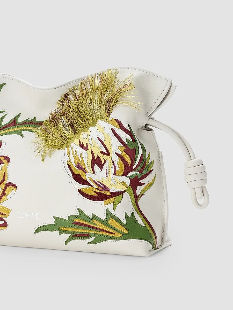 Loewe Women's x Paula's Ibiza Flamenco Mini Intarsia Leather Clutch | Thumbnail 4 Loewe Women's x Paula's Ibiza Flamenco Mini Intarsia Leather Clutch | Thumbnail 4