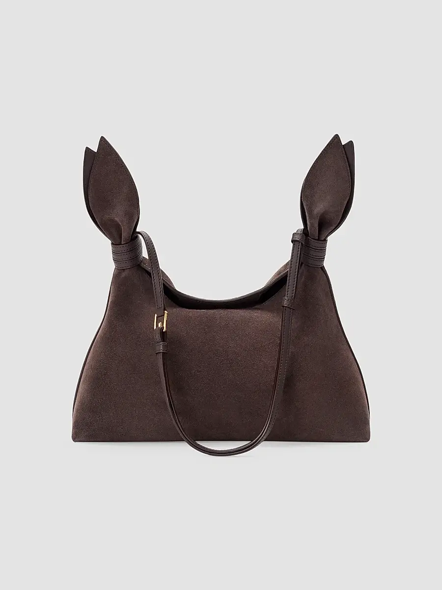 Loewe Women's Scarf Mini Suede Shoulder Bag | Thumbnail 4