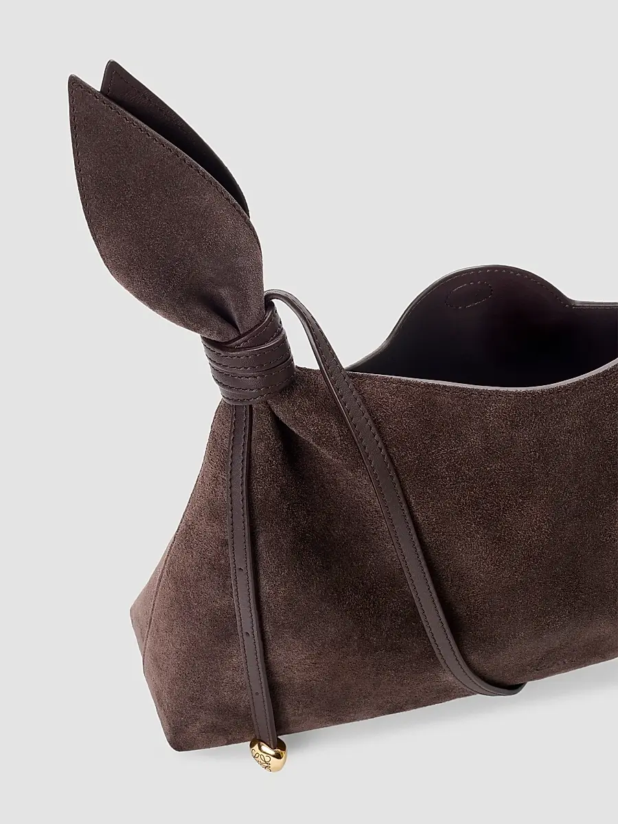 Loewe Women's Scarf Mini Suede Shoulder Bag | Thumbnail 5