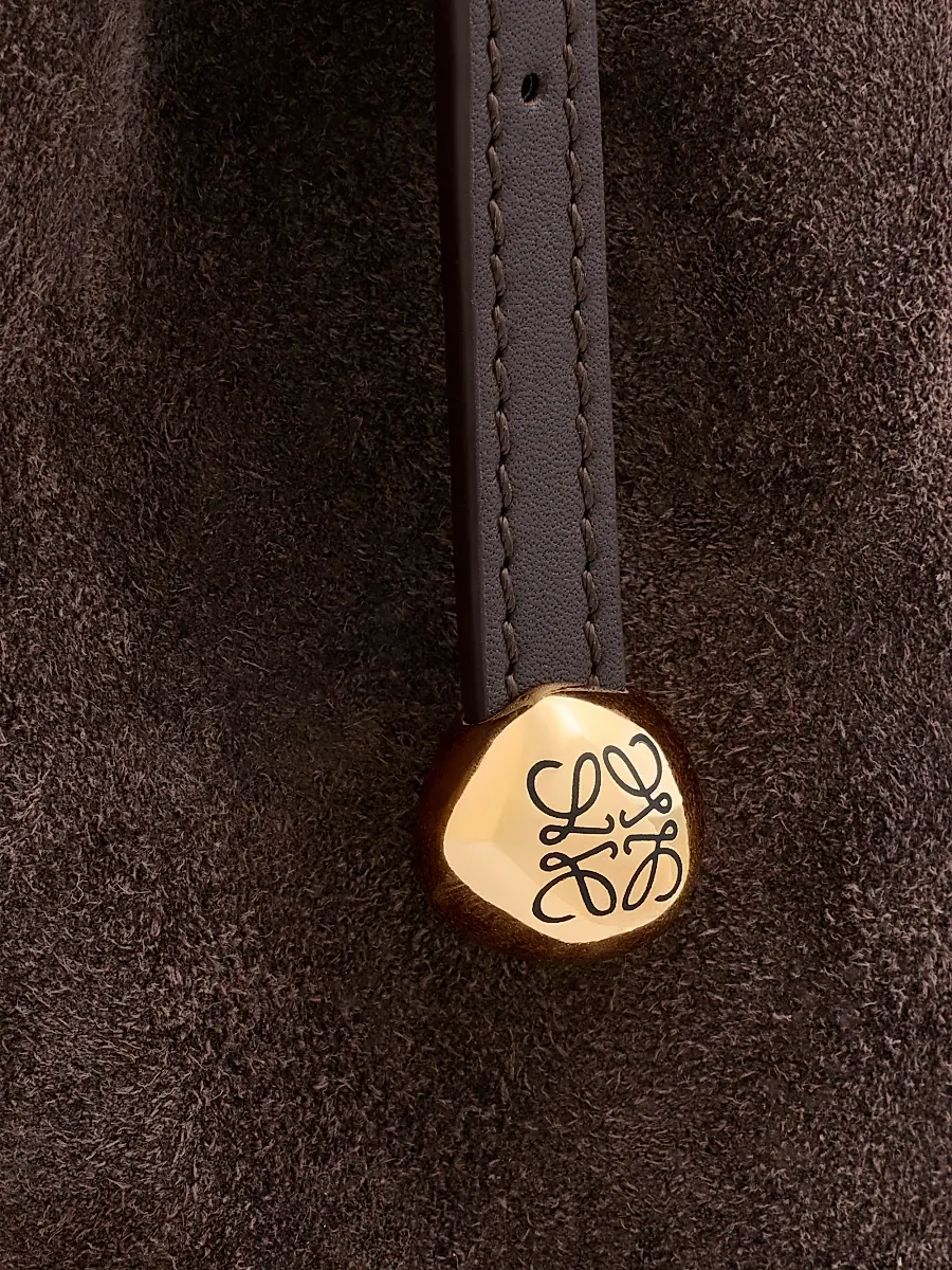 Loewe Women's Scarf Mini Suede Shoulder Bag | Thumbnail 6