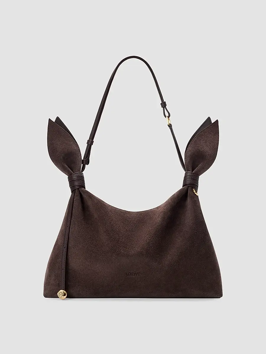 Loewe Women's Scarf Mini Suede Shoulder Bag | Thumbnail 7
