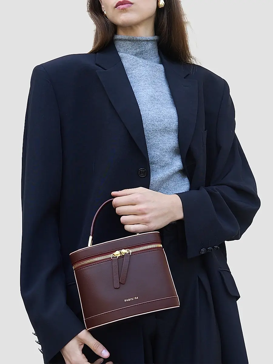 PARIS/64 Women's Prismatic Leather Top Handle Bag | Thumbnail 2 PARIS/64 Women's Prismatic Leather Top Handle Bag | Thumbnail 2