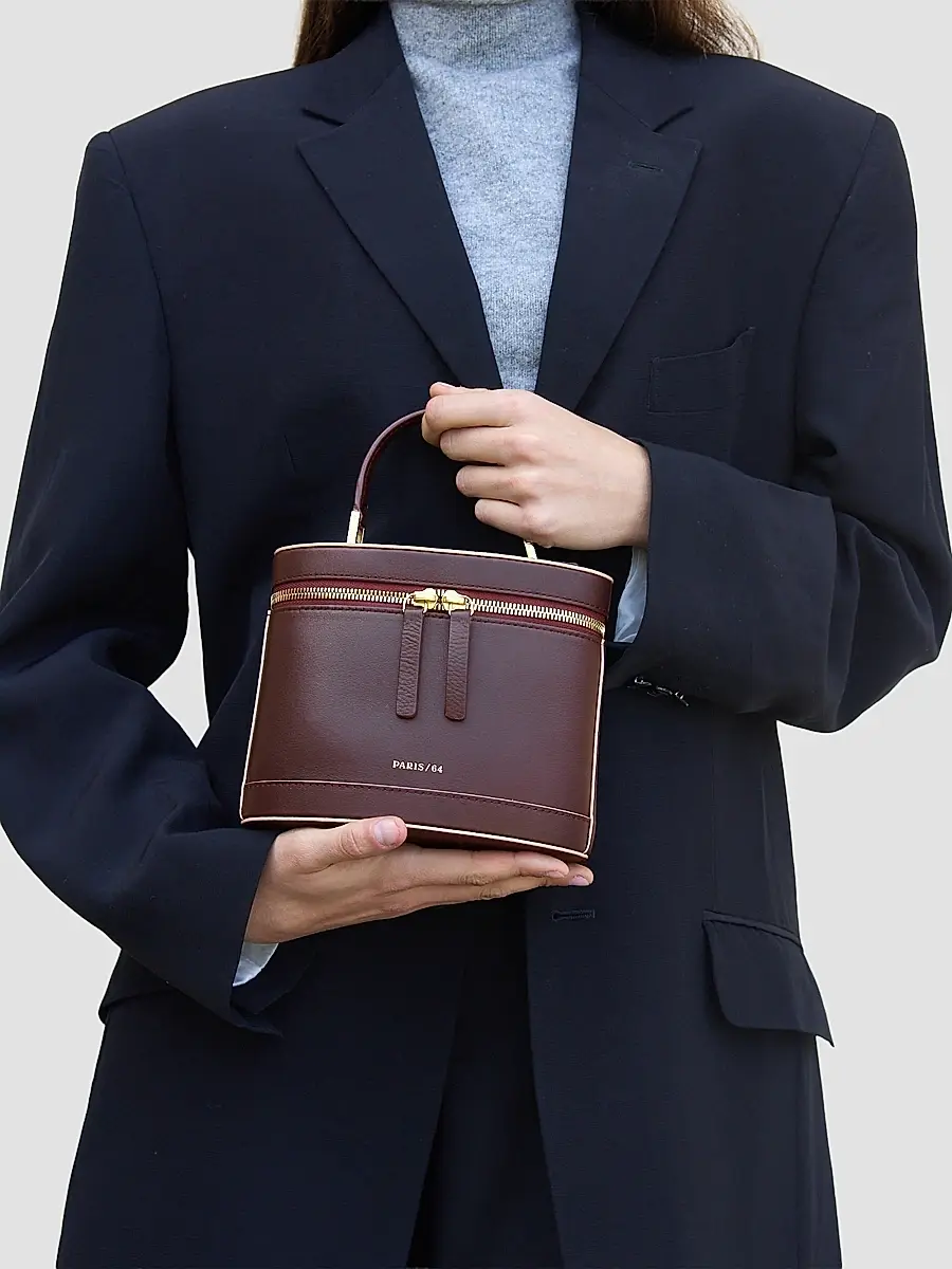 PARIS/64 Women's Prismatic Leather Top Handle Bag | Thumbnail 3 PARIS/64 Women's Prismatic Leather Top Handle Bag | Thumbnail 3