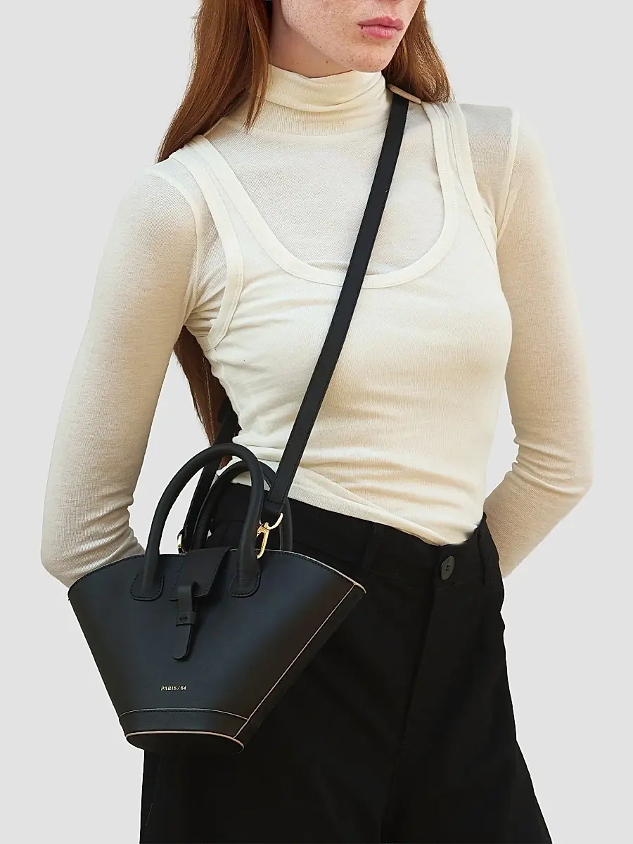 PARIS/64 Women's Lumière Mini Leather Top Handle Bag | Thumbnail 3