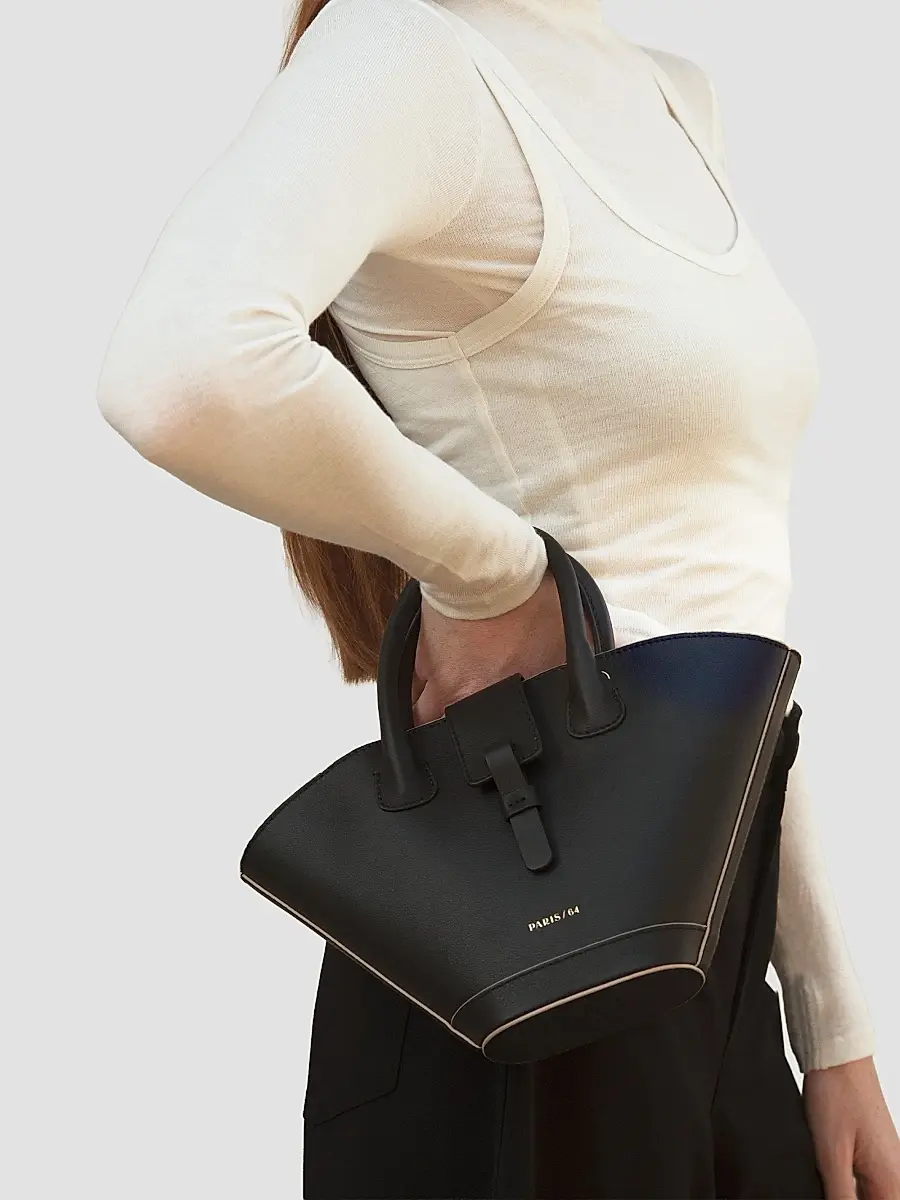 PARIS/64 Women's Lumière Mini Leather Top Handle Bag | Thumbnail 6