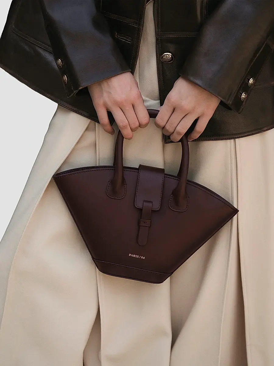 PARIS/64 Women's Lumière Mini Leather Top Handle Bag | Thumbnail 3 PARIS/64 Women's Lumière Mini Leather Top Handle Bag | Thumbnail 3