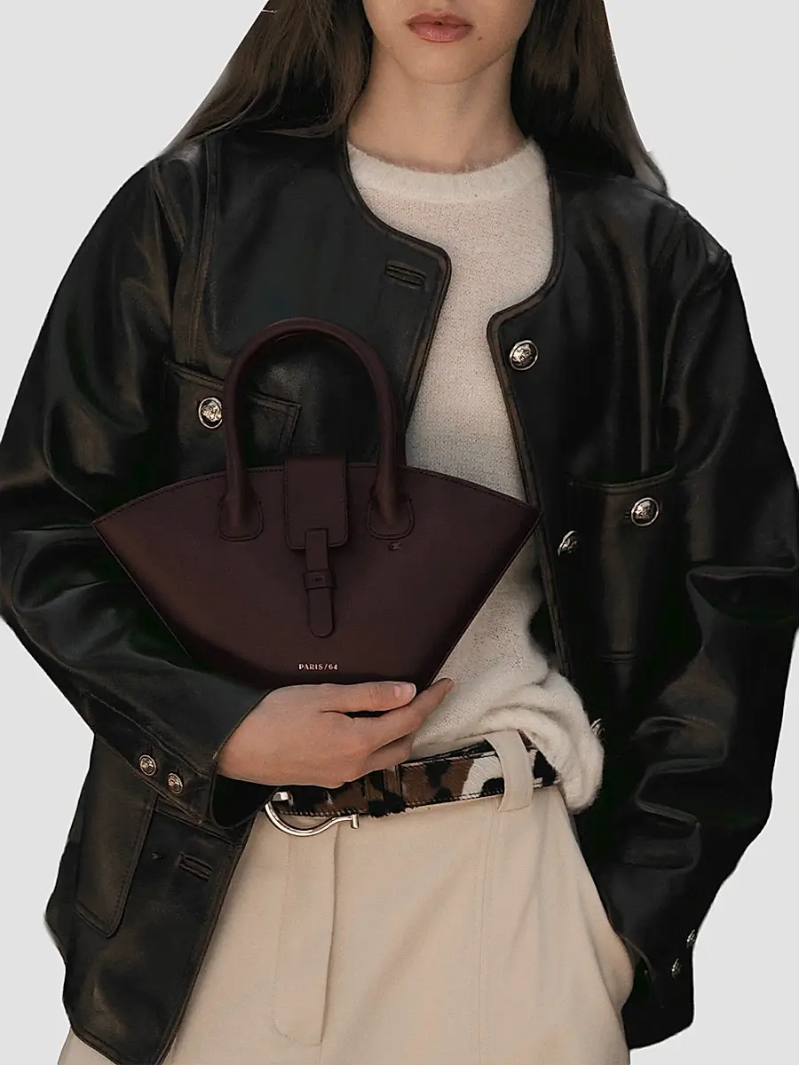 PARIS/64 Women's Lumière Mini Leather Top Handle Bag | Thumbnail 6 PARIS/64 Women's Lumière Mini Leather Top Handle Bag | Thumbnail 6