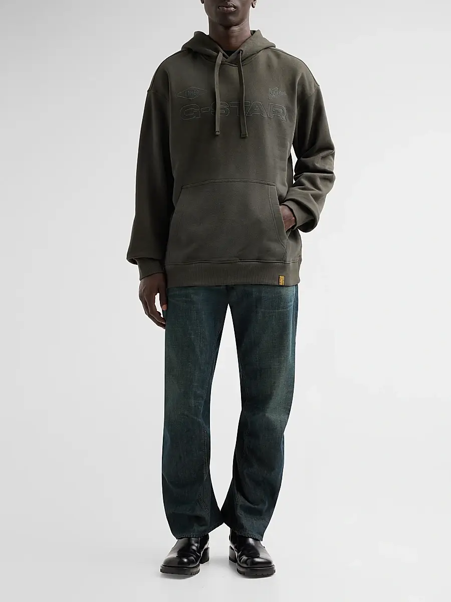 G-Star Men's Embro Sprayed Relaxed Hoodie | Thumbnail 2