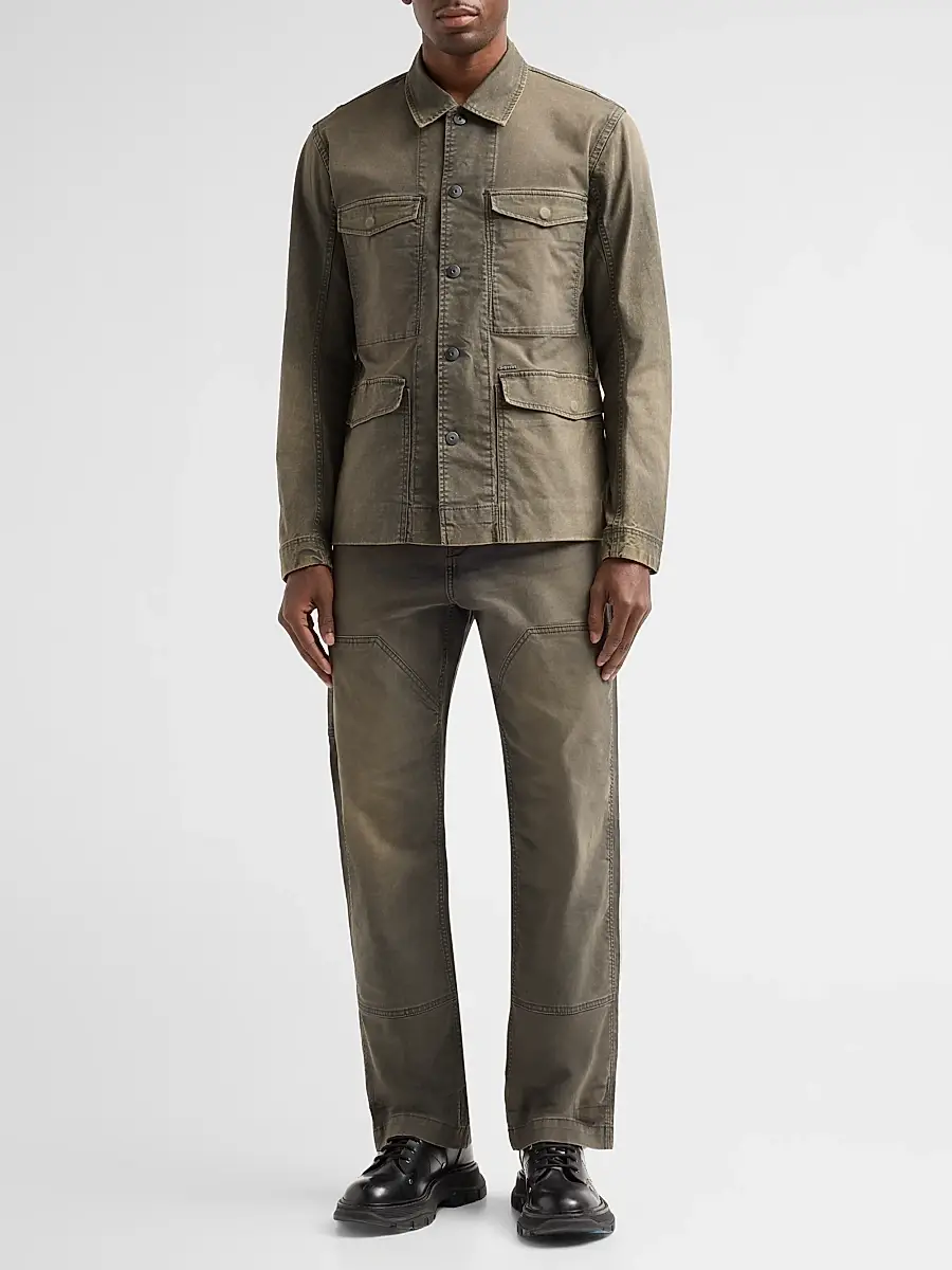 G-Star Men's 4-Pocket Cotton Twill Overshirt | Thumbnail 2 G-Star Men's 4-Pocket Cotton Twill Overshirt | Thumbnail 2