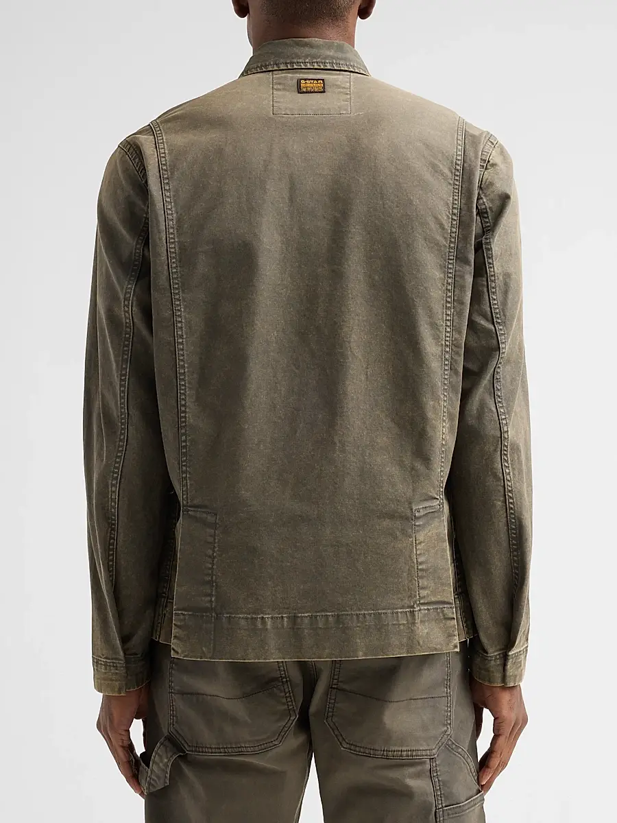 G-Star Men's 4-Pocket Cotton Twill Overshirt | Thumbnail 3 G-Star Men's 4-Pocket Cotton Twill Overshirt | Thumbnail 3