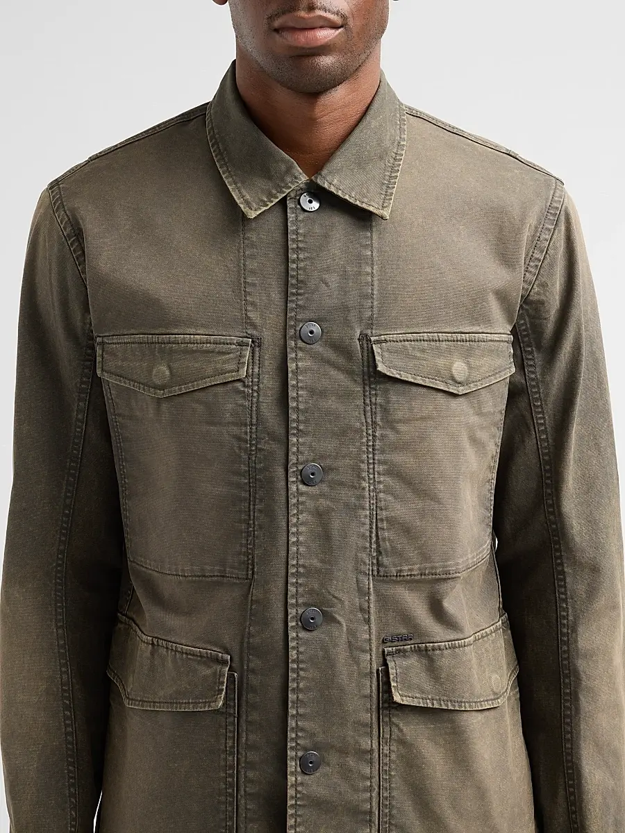 G-Star Men's 4-Pocket Cotton Twill Overshirt | Thumbnail 5 G-Star Men's 4-Pocket Cotton Twill Overshirt | Thumbnail 5