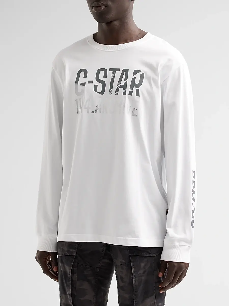 G-Star Men's Photo Print Relaxed Long-Sleeve T-Shirt | Thumbnail 4 G-Star Men's Photo Print Relaxed Long-Sleeve T-Shirt | Thumbnail 4