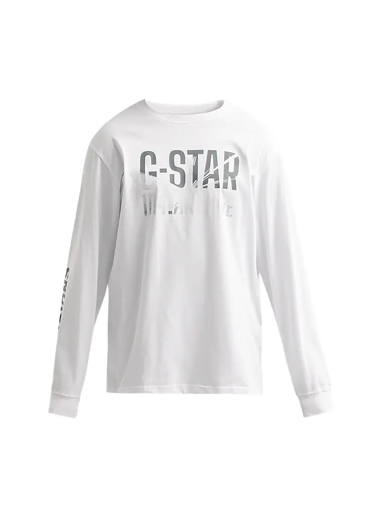G-Star Men's Photo Print Relaxed Long-Sleeve T-Shirt
