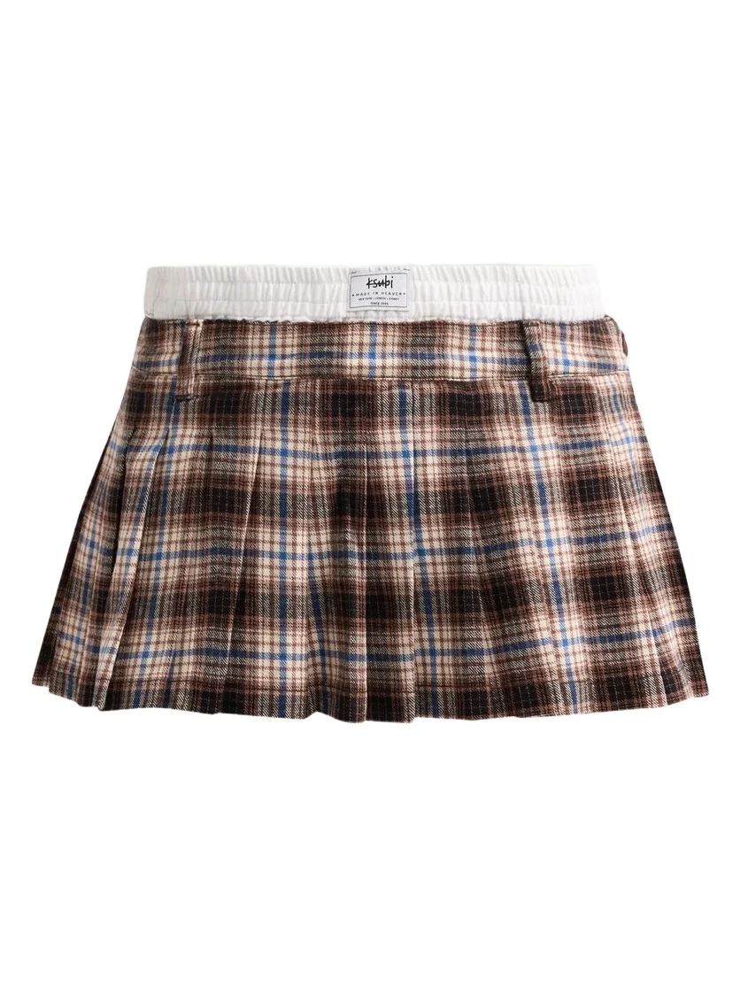 Ksubi Women's Boxer Plaid Skort