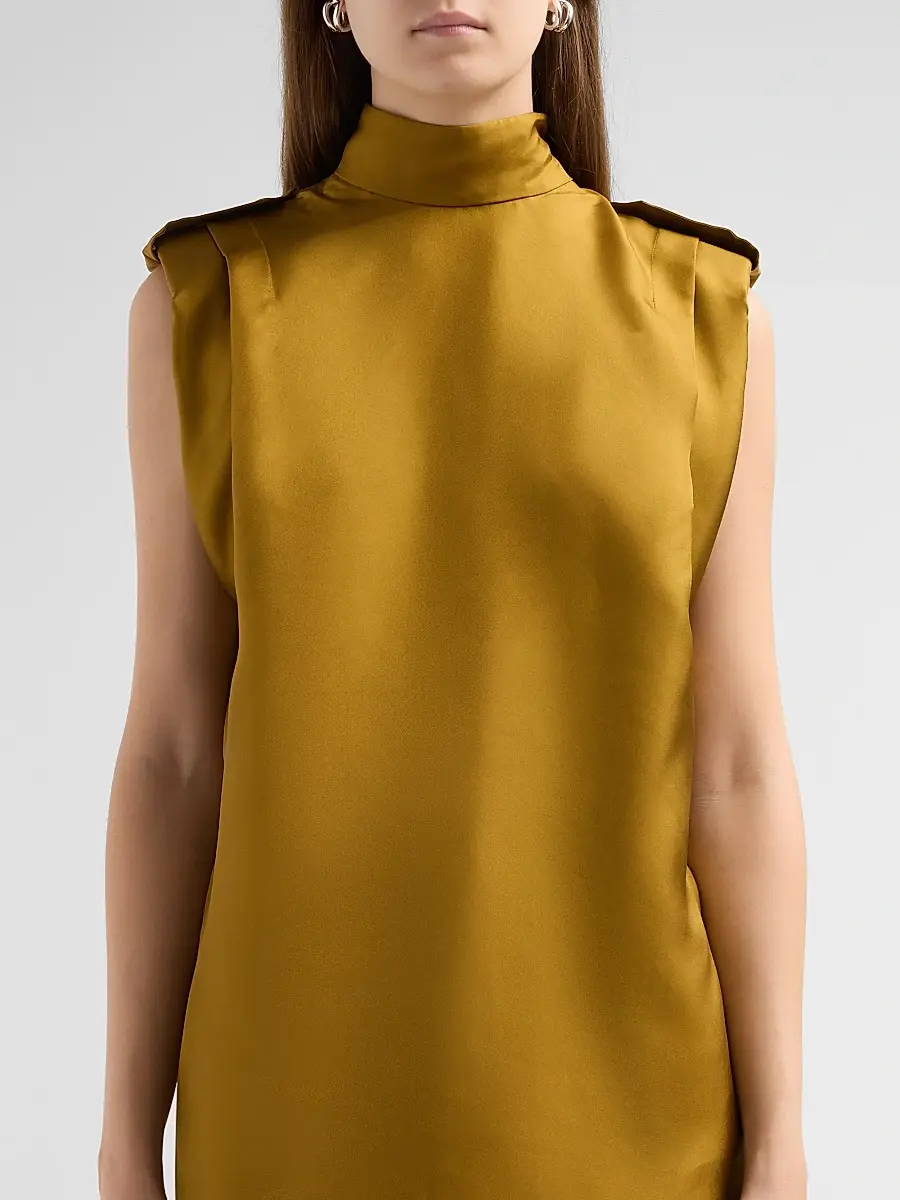 Zimmermann Women's Silk Sleeveless Tuck Blouse | Thumbnail 5 Zimmermann Women's Silk Sleeveless Tuck Blouse | Thumbnail 5