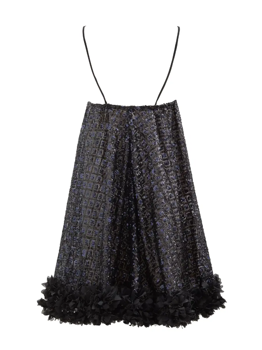 Loretta Caponi Christal Embellished Mini Dress | Thumbnail 2 Loretta Caponi Christal Embellished Mini Dress | Thumbnail 2