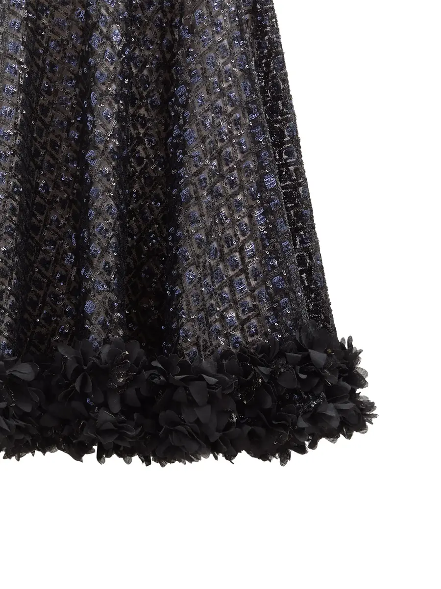 Loretta Caponi Christal Embellished Mini Dress | Thumbnail 3 Loretta Caponi Christal Embellished Mini Dress | Thumbnail 3
