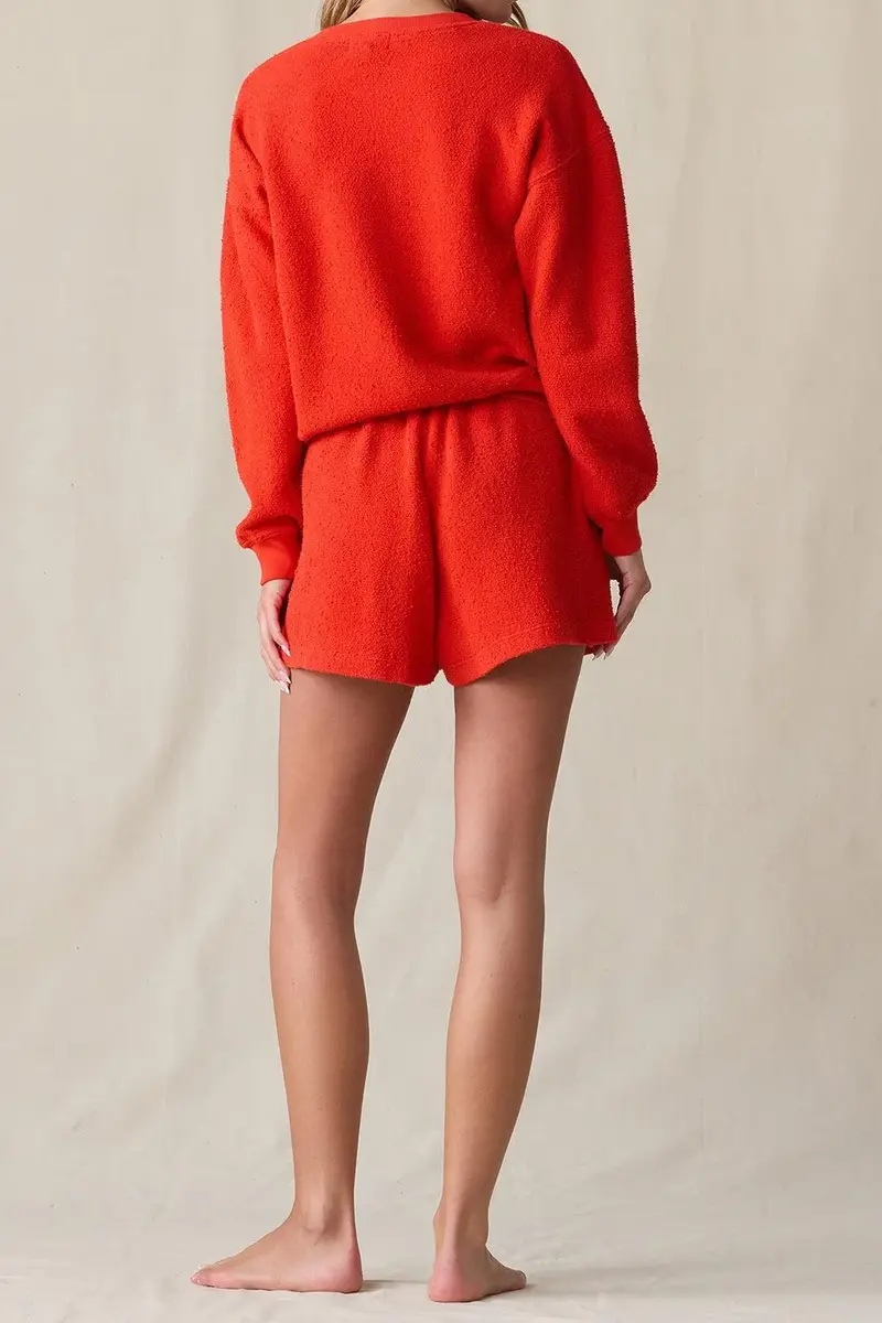 The Lady & The Sailor x Marissa Collections Classic Crewneck Sweater - Tomato | Thumbnail 5 The Lady & The Sailor x Marissa Collections Classic Crewneck Sweater - Tomato | Thumbnail 5