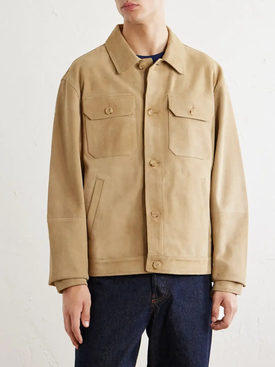 Polo Ralph Lauren Panelled Suede Jacket | Thumbnail 3 Polo Ralph Lauren Panelled Suede Jacket | Thumbnail 3