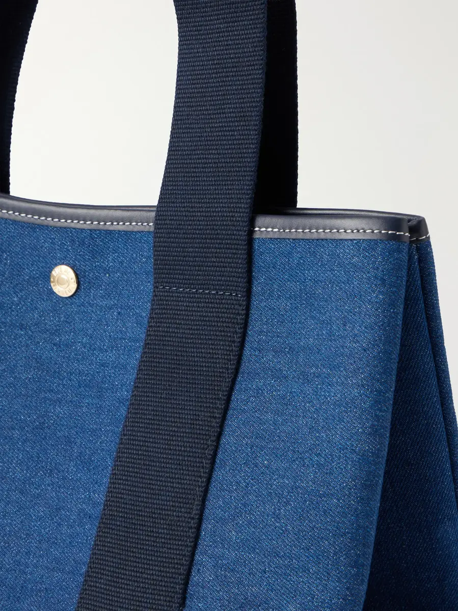 RUE de VERNEUIL Traversée medium leather and webbing-trimmed denim tote | Thumbnail 5 RUE de VERNEUIL Traversée medium leather and webbing-trimmed denim tote | Thumbnail 5