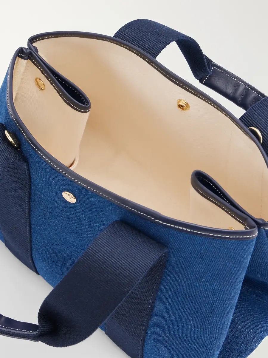 RUE de VERNEUIL Traversée medium leather and webbing-trimmed denim tote | Thumbnail 6 RUE de VERNEUIL Traversée medium leather and webbing-trimmed denim tote | Thumbnail 6