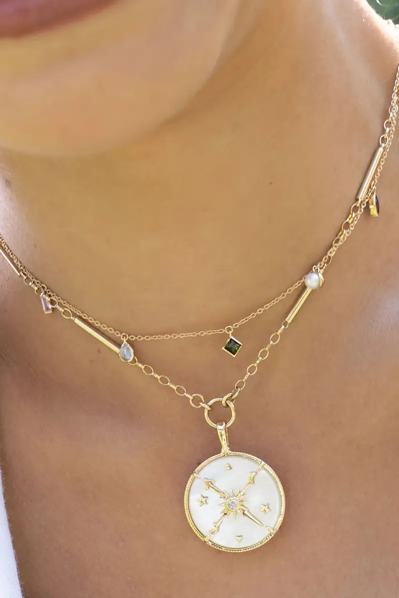 MONICA RICH KOSANN Pearl Diamond Constellation Locket Necklace | Thumbnail 2 MONICA RICH KOSANN Pearl Diamond Constellation Locket Necklace | Thumbnail 2