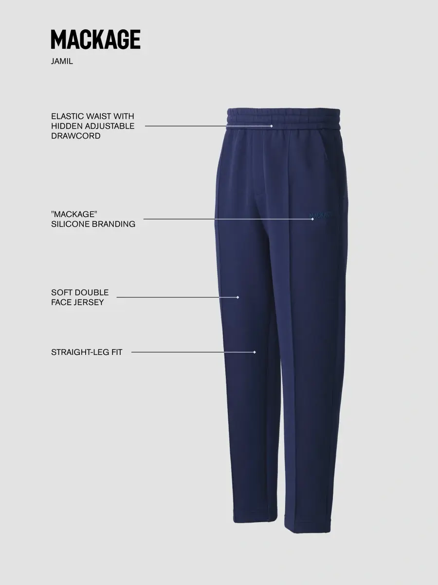 Mackage Men's Jamil Double-Face Jersey Sweatpants | Thumbnail 10