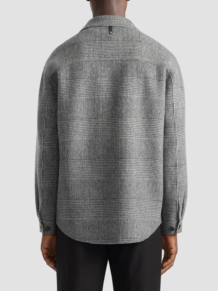 Mackage Men's Emmanuel Glen Check Double-Face Wool Shirt Jacket | Thumbnail 3 Mackage Men's Emmanuel Glen Check Double-Face Wool Shirt Jacket | Thumbnail 3