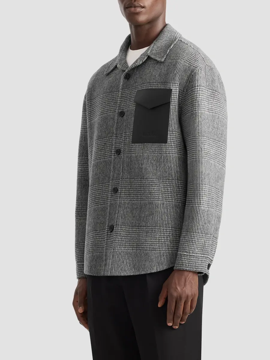 Mackage Men's Emmanuel Glen Check Double-Face Wool Shirt Jacket | Thumbnail 5 Mackage Men's Emmanuel Glen Check Double-Face Wool Shirt Jacket | Thumbnail 5