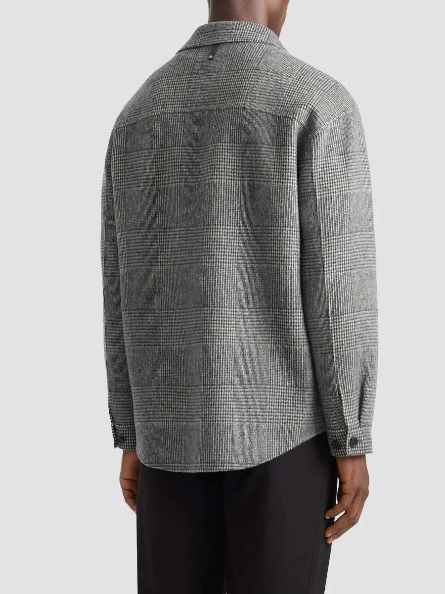 Mackage Men's Emmanuel Glen Check Double-Face Wool Shirt Jacket | Thumbnail 9 Mackage Men's Emmanuel Glen Check Double-Face Wool Shirt Jacket | Thumbnail 9