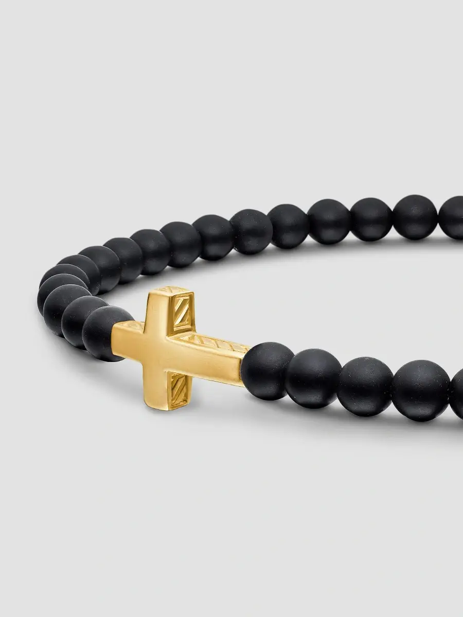 David Yurman Men's Spiritual Beads Cross Station Bracelet | Thumbnail 8 David Yurman Men's Spiritual Beads Cross Station Bracelet | Thumbnail 8