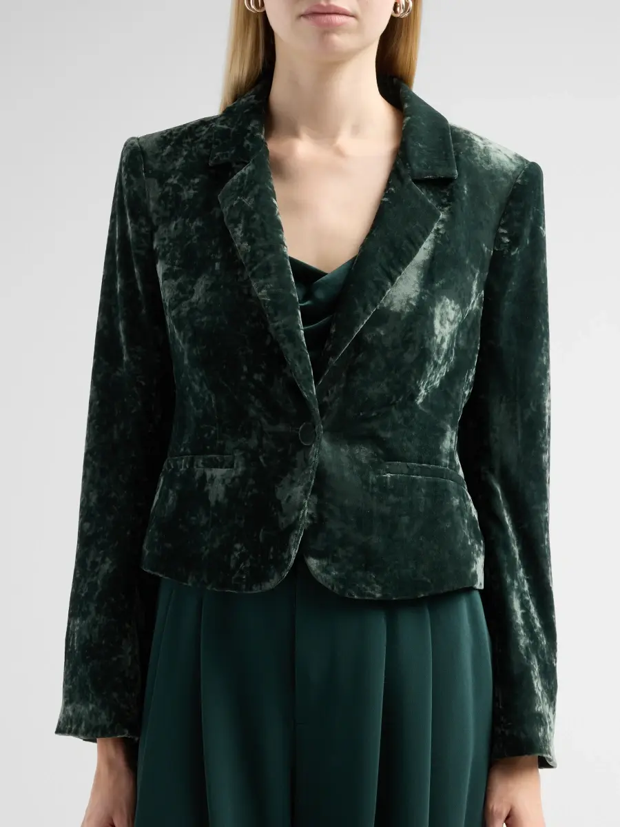 Cinq à Sept Women's Velvet Le Petit Karlie Blazer | Thumbnail 5 Cinq à Sept Women's Velvet Le Petit Karlie Blazer | Thumbnail 5