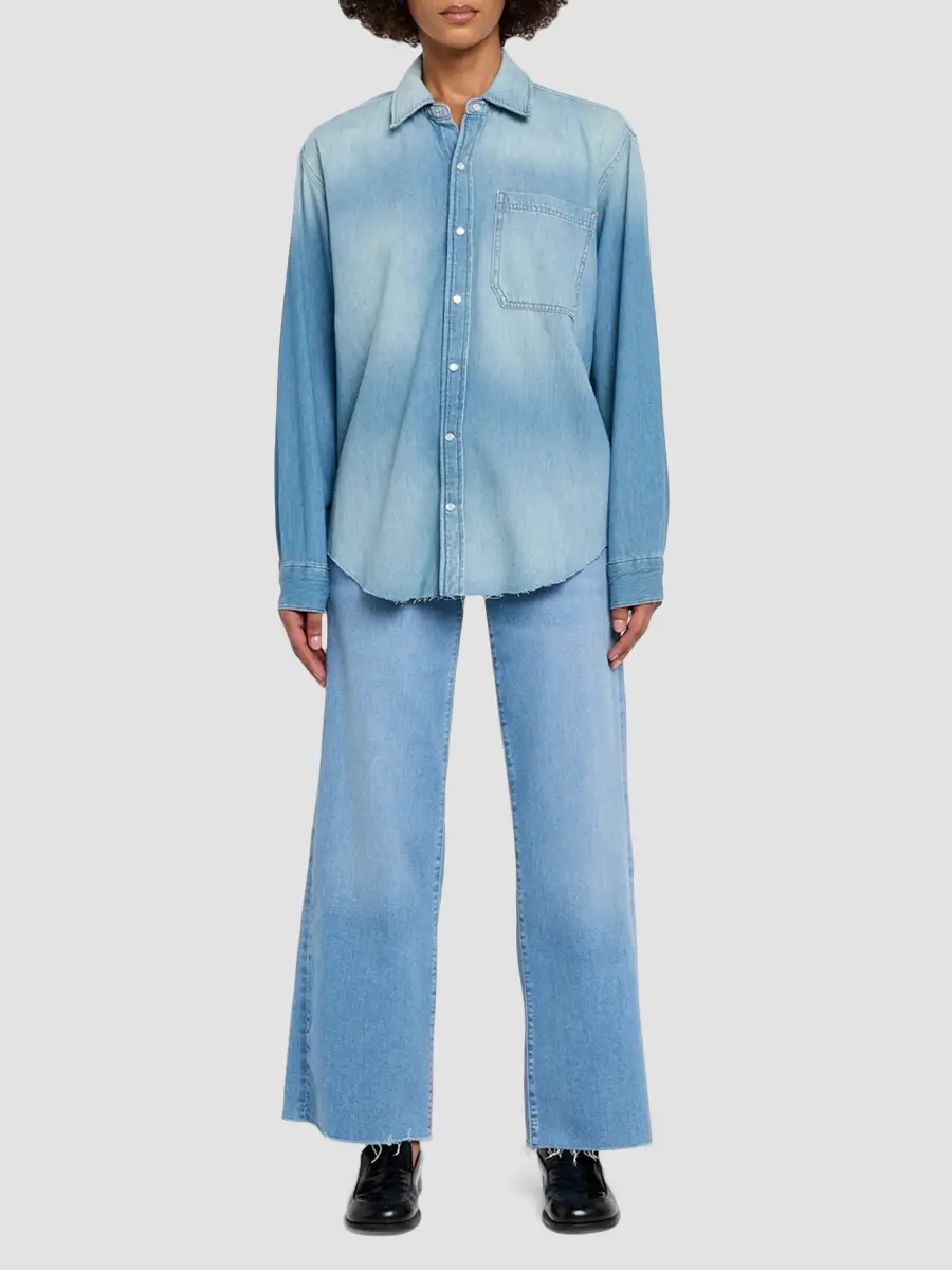RE/DONE Women's Easy Denim Shirt | Thumbnail 2 RE/DONE Women's Easy Denim Shirt | Thumbnail 2