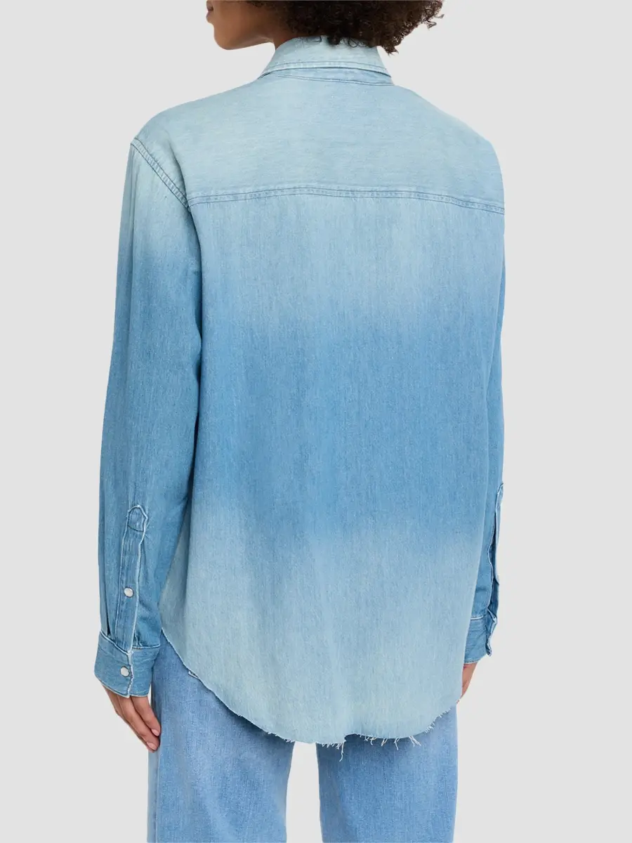 RE/DONE Women's Easy Denim Shirt | Thumbnail 3 RE/DONE Women's Easy Denim Shirt | Thumbnail 3