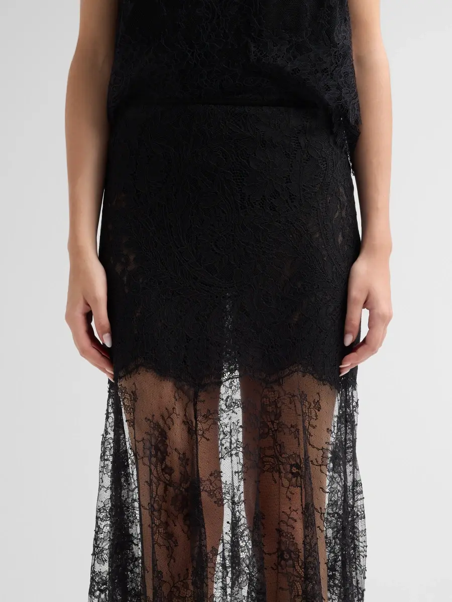LoveShackFancy Women's Carline Lace Maxi Skirt | Thumbnail 5 LoveShackFancy Women's Carline Lace Maxi Skirt | Thumbnail 5