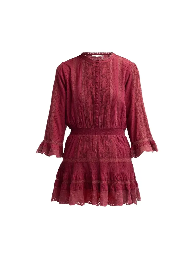 Women's Vesna Embroidered Cotton Mini Dress Women's Vesna Embroidered Cotton Mini Dress