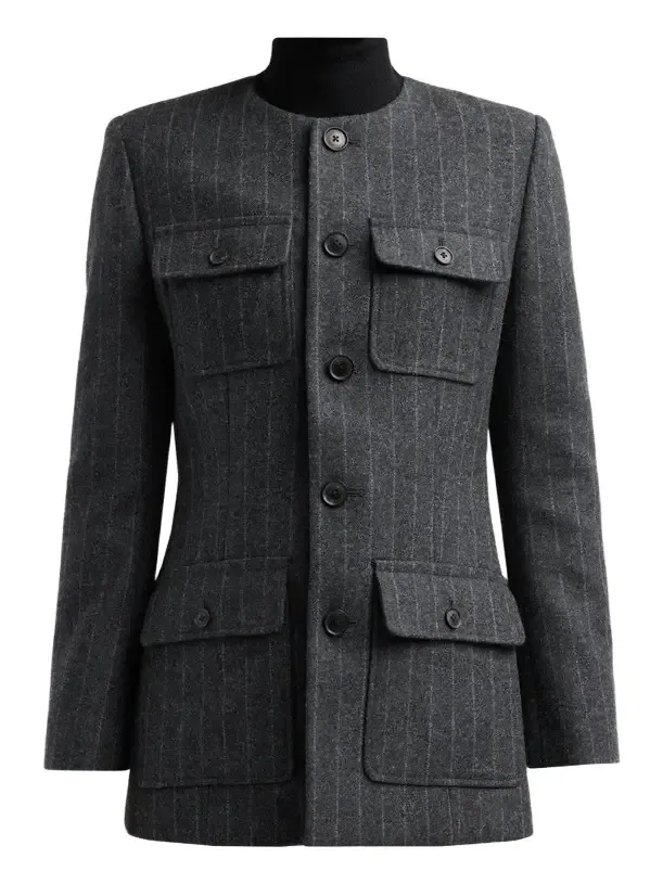 Women's Jenette Pinstripe Wool Jacket Women's Jenette Pinstripe Wool Jacket
