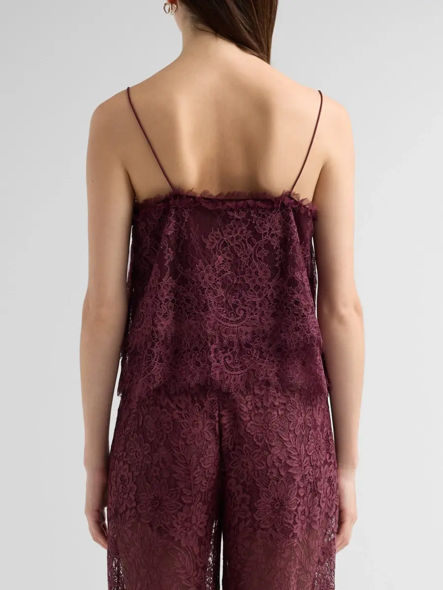 LoveShackFancy Women's Ferni Lace Top | Thumbnail 3 LoveShackFancy Women's Ferni Lace Top | Thumbnail 3