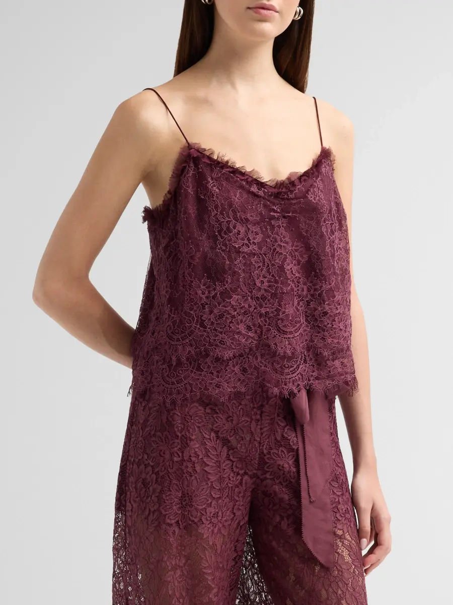 LoveShackFancy Women's Ferni Lace Top | Thumbnail 4 LoveShackFancy Women's Ferni Lace Top | Thumbnail 4