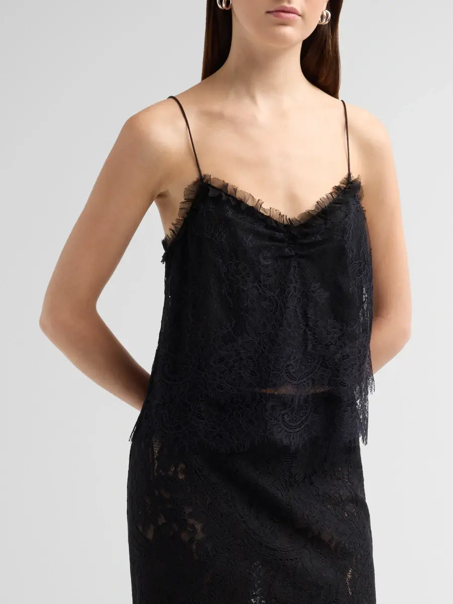 LoveShackFancy Women's Ferni Lace Top | Thumbnail 4 LoveShackFancy Women's Ferni Lace Top | Thumbnail 4