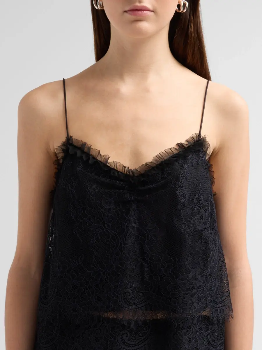 LoveShackFancy Women's Ferni Lace Top | Thumbnail 5 LoveShackFancy Women's Ferni Lace Top | Thumbnail 5
