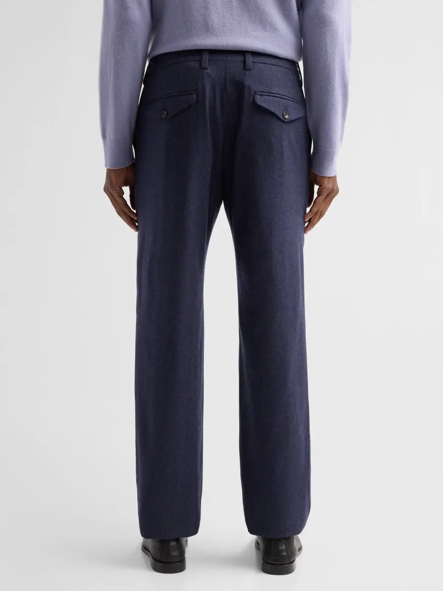 Vince Men's Owen Wool Twill Trousers | Thumbnail 3 Vince Men's Owen Wool Twill Trousers | Thumbnail 3