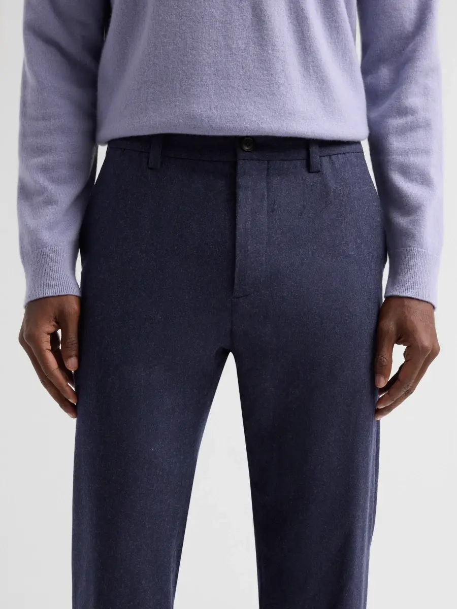 Vince Men's Owen Wool Twill Trousers | Thumbnail 5 Vince Men's Owen Wool Twill Trousers | Thumbnail 5