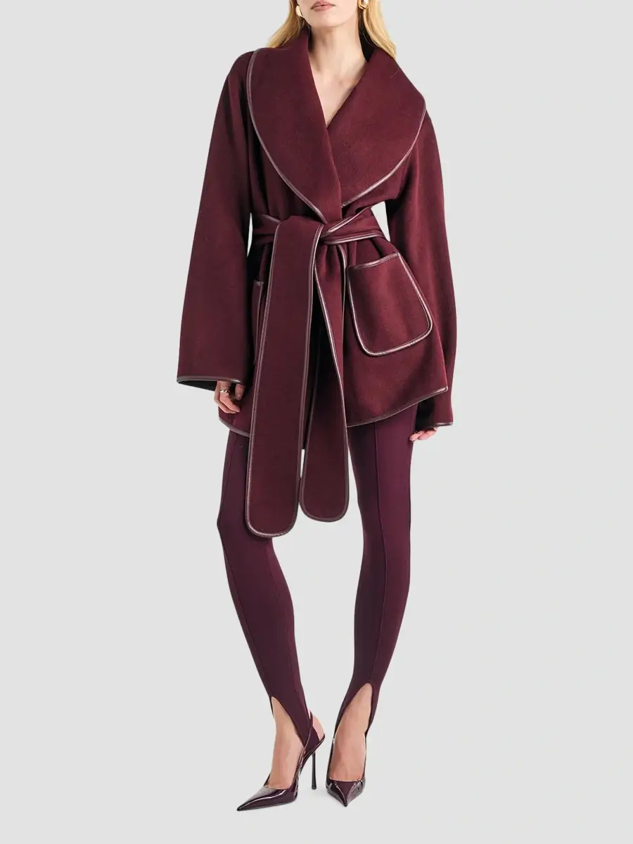 SEROYA Women's Dulcetta Wool-Blend Coat | Thumbnail 4 SEROYA Women's Dulcetta Wool-Blend Coat | Thumbnail 4