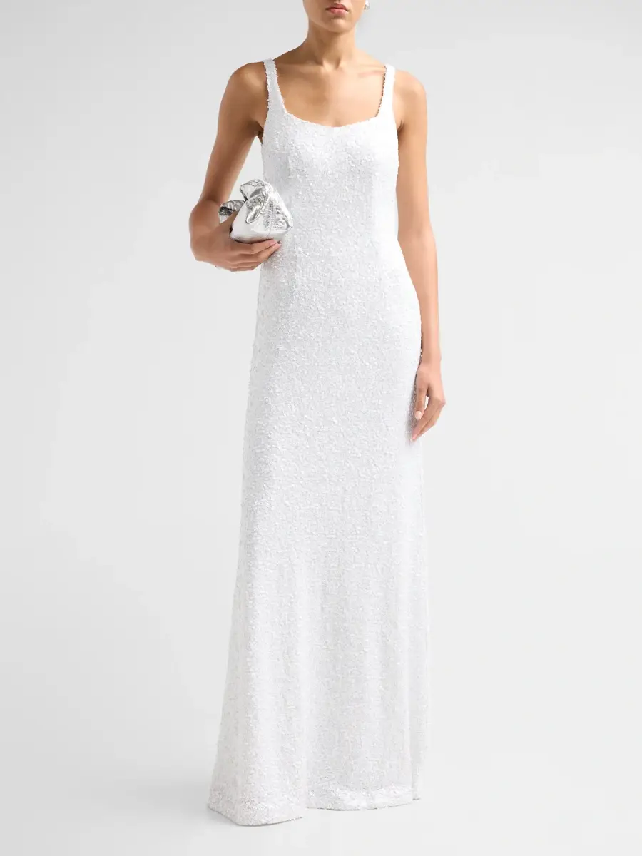 Ramy Brook Women's Sequined A-Line Gown | Thumbnail 2 Ramy Brook Women's Sequined A-Line Gown | Thumbnail 2