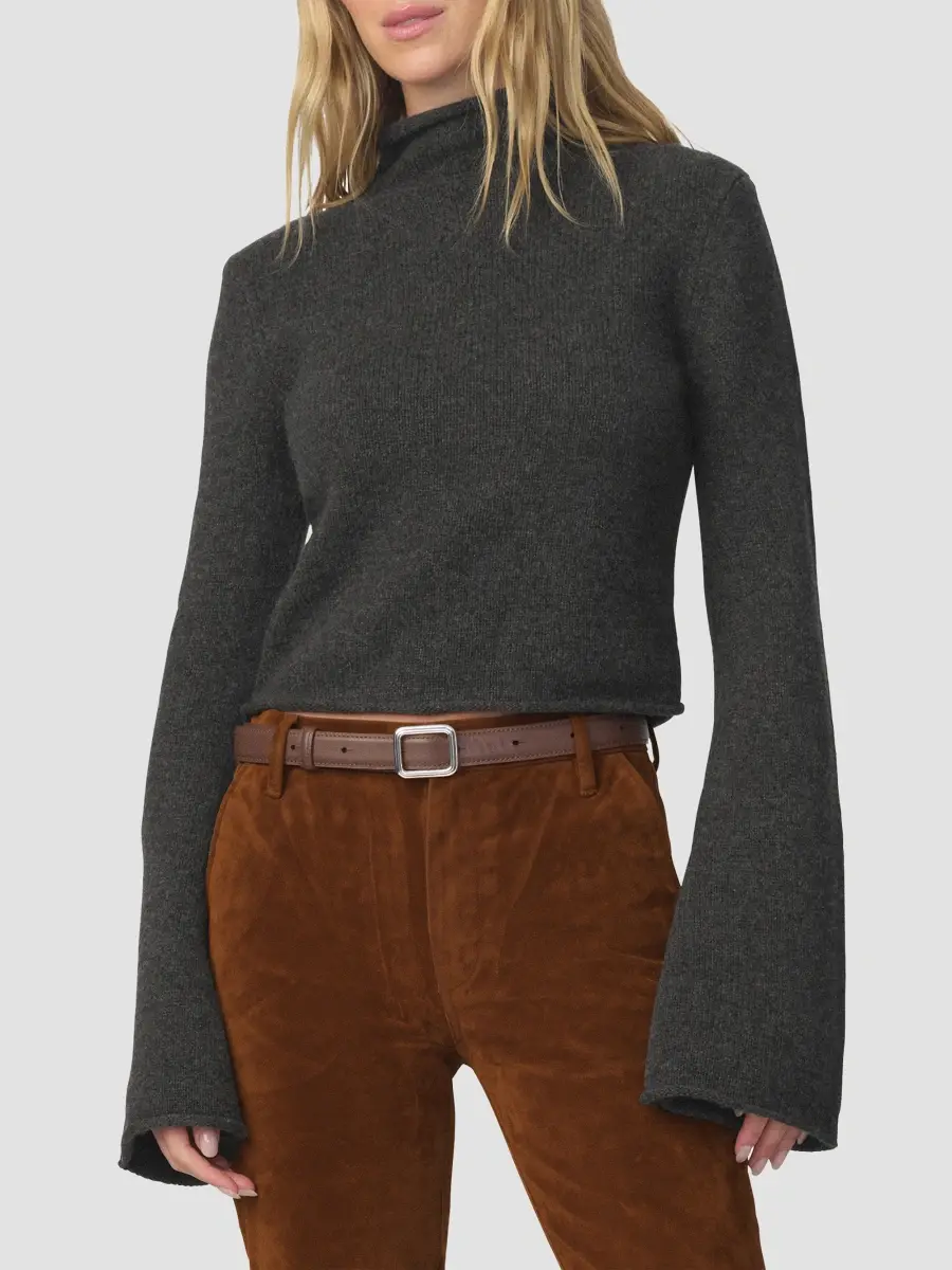 Joe's Jeans Women's Jane Roll-Neck Bell-Sleeve Sweater | Thumbnail 4 Joe's Jeans Women's Jane Roll-Neck Bell-Sleeve Sweater | Thumbnail 4